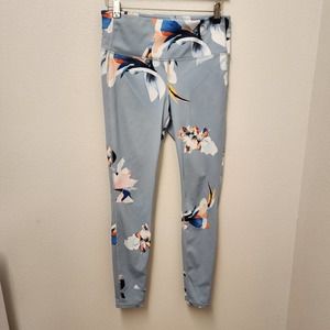 Athleta Chaturanga Paradise Floral Leggings High Rise Yoga Women's Size M